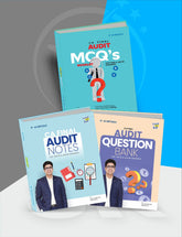 CA Final Audit (Notes + Question Bank) Combo Books by CA Shubham Keswani.